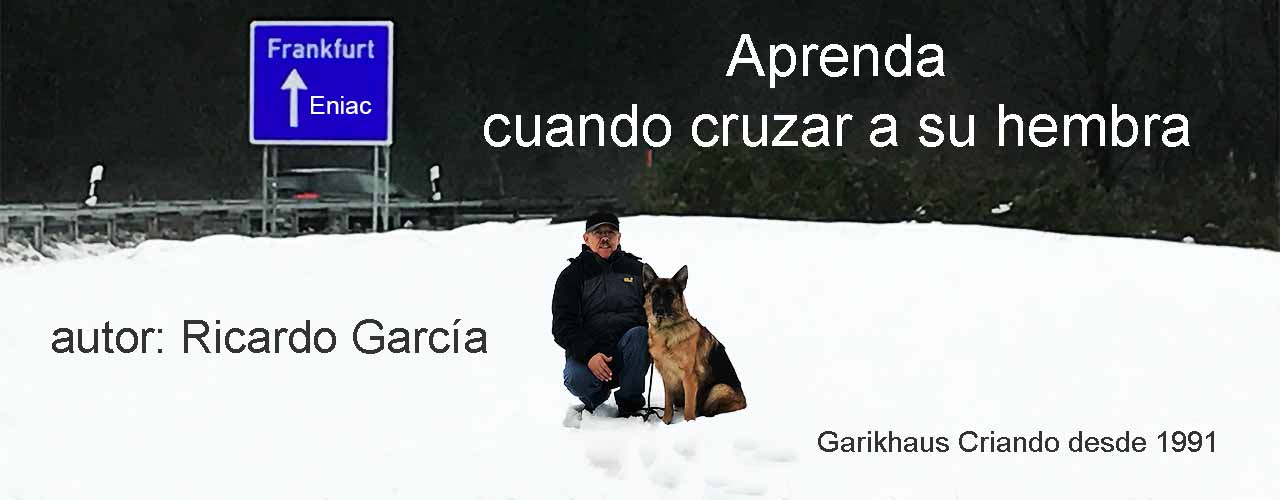 Ricardo García con Eniac Garikhaus en la nieve