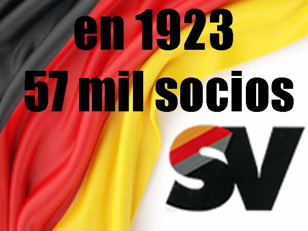 Número de socios SV en 1914
